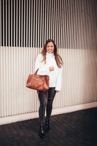 Ashley Zeal from Two Peas in a Prada shares her favorite sweaters under $50. Top San Francisco Blogger.