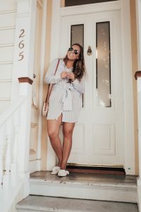 Ashley Zeal from Two Peas in a Prada shares their May Top Ten sellers featuring their best selling items from the month of May including this shirt dress!
