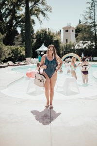 Ashley Zeal from Two Peas in a Prada shares the perfect 4th of july swimsuit.
