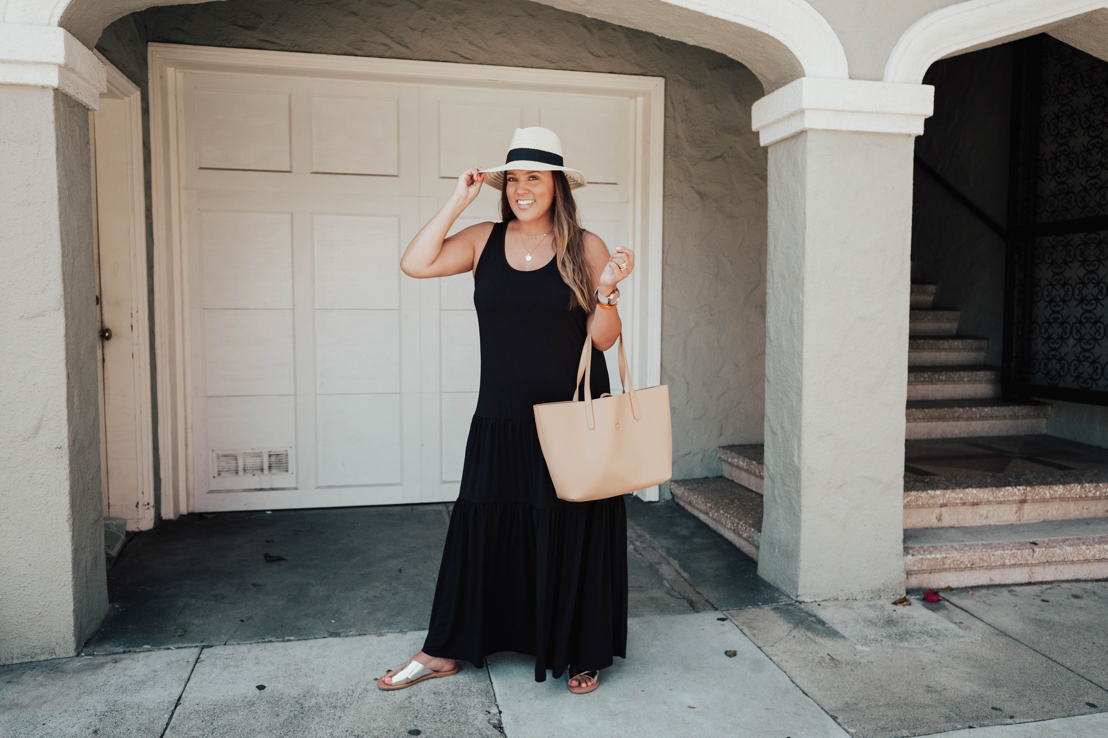 flattering maxi dress