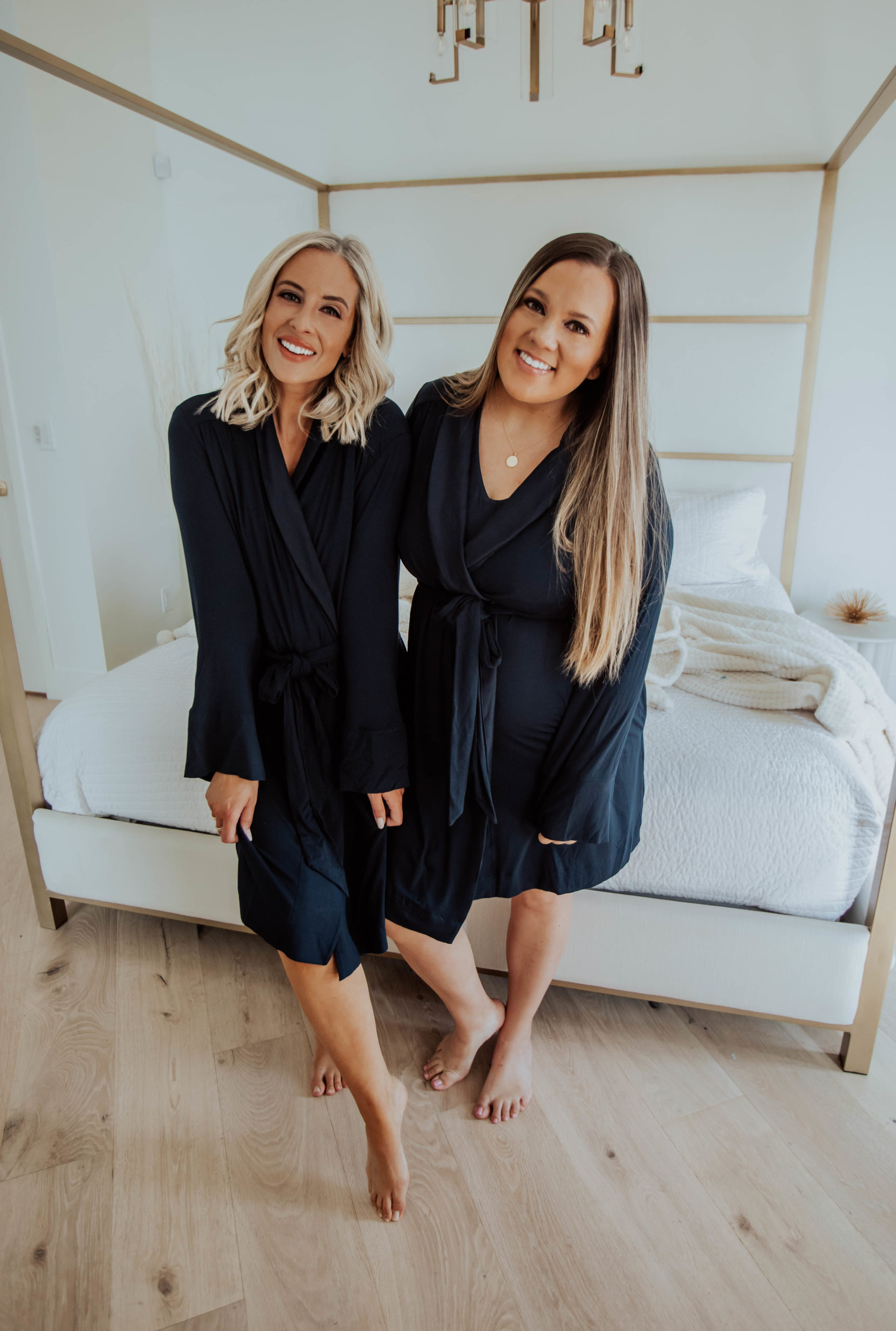 Reno bloggers Ashley Zeal and Emily Wieczorek from The Ashley and Emily Blog share their favorite holiday pajamas. 