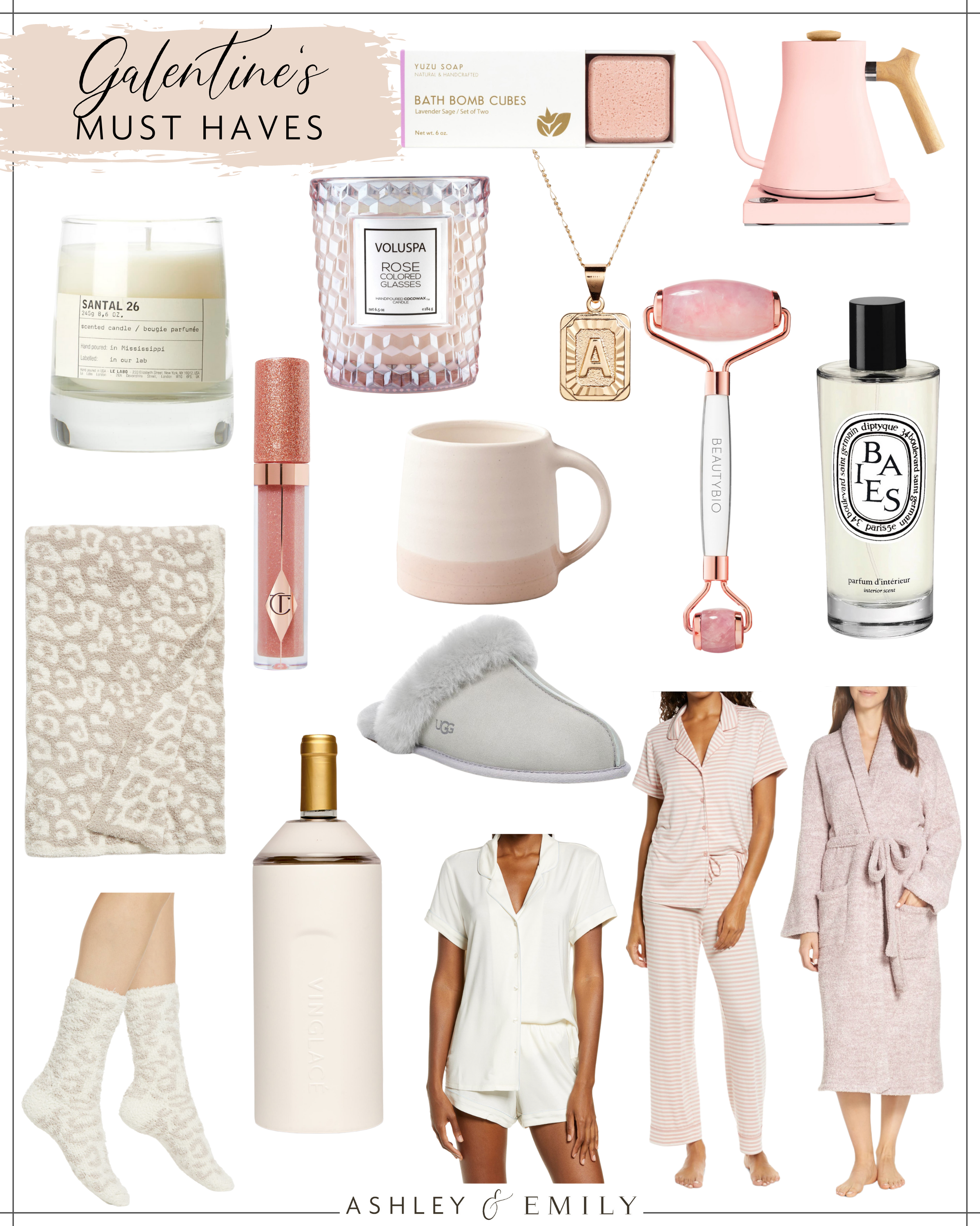 Reno bloggers, Ashley Zeal Hurd and Emily Wieczorek, from the Ashley and Emily Blog share their Galentine's Day Gift Guide 2021. 